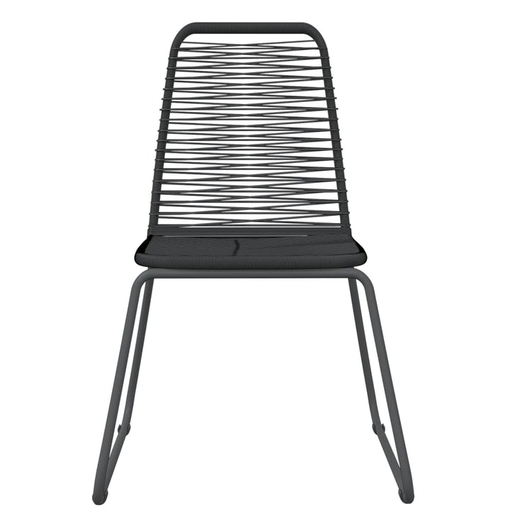 Set De Mobilier Pentru Grădină, 5 Piese, Negru