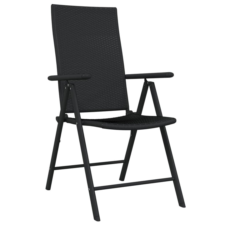 Set De Mobilier Pentru Grădină, 3 Piese, Negru