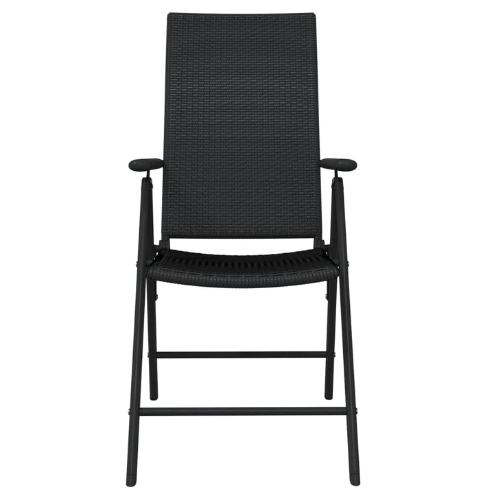 Set De Servit Masa Pentru Grădină, 5 Piese, Negru