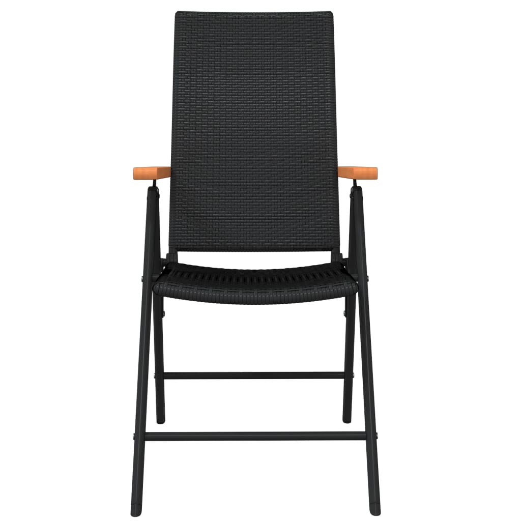 Set Mobilier De Grădină, 3 Piese, Negru
