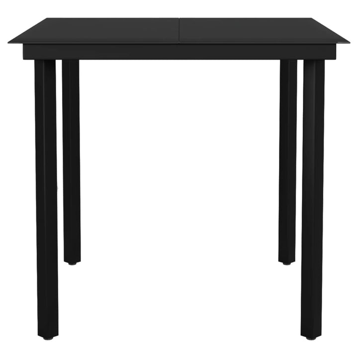Set Mobilier De Grădină, 3 Piese, Negru