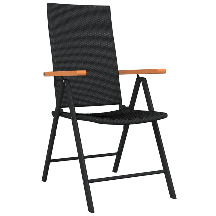 Set Mobilier De Grădină, 3 Piese, Negru
