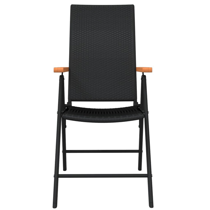 Set Mobilier De Grădină, 3 Piese, Negru