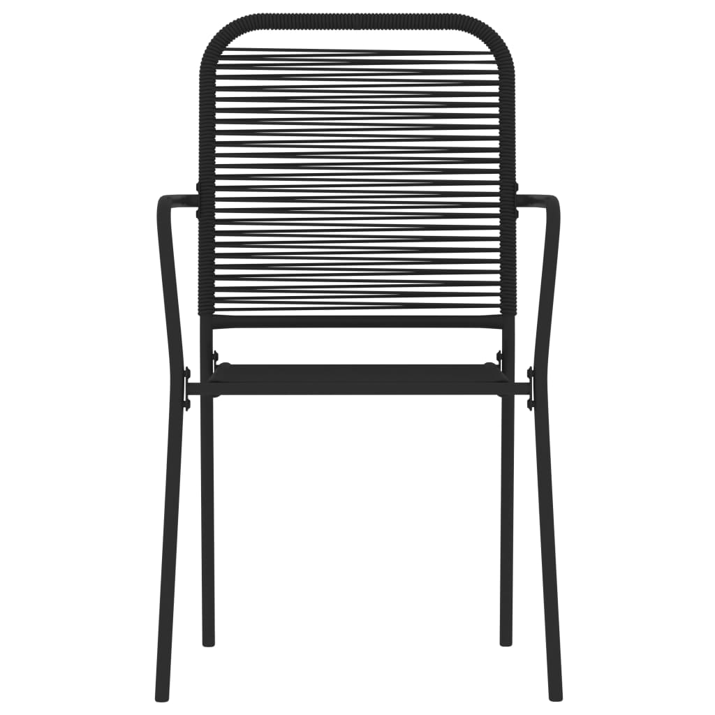 Set De Mobilier Pentru Grădină, 3 Piese, Negru