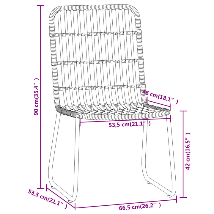 Set De Mobilier Pentru Grădină, 3 Piese,