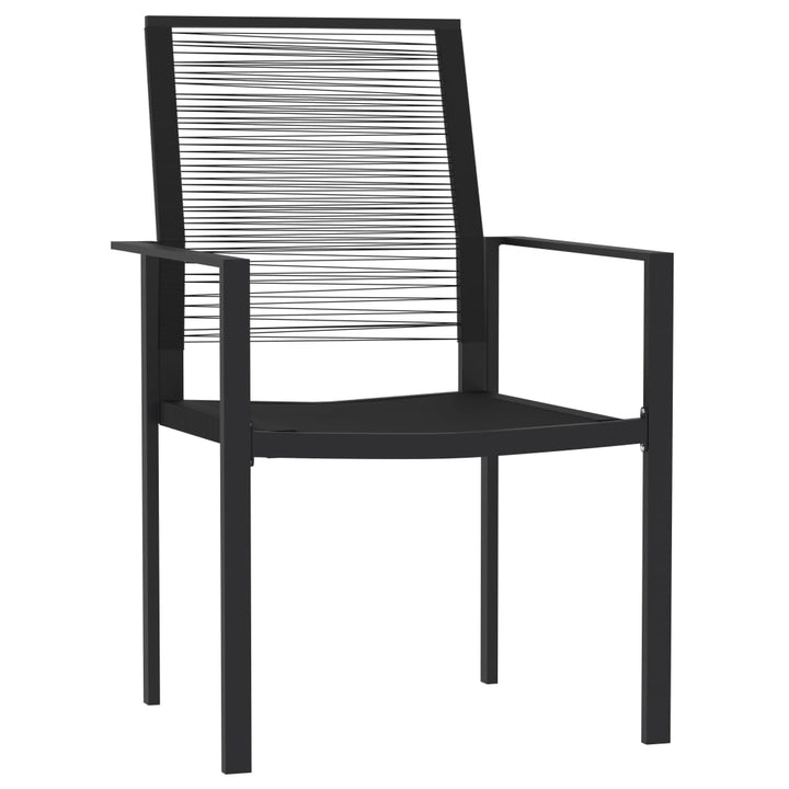 Set Mobilier De Grădină, 3 Piese, Negru