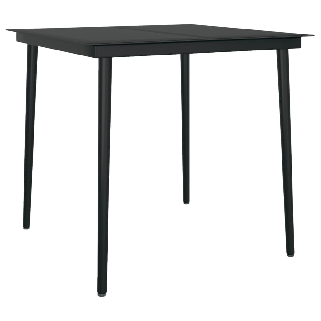 Set Mobilier De Grădină, 3 Piese, Negru
