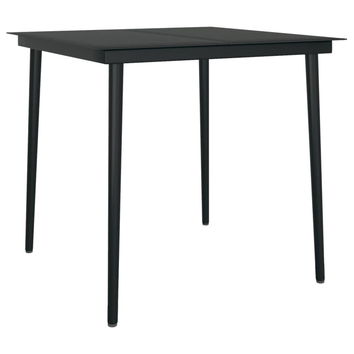Set Mobilier De Grădină, 3 Piese, Negru