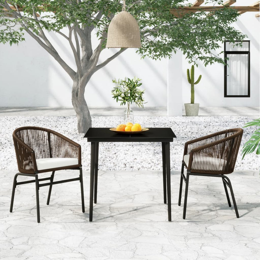 Set De Mobilier Pentru Grădină, 3 Piese,