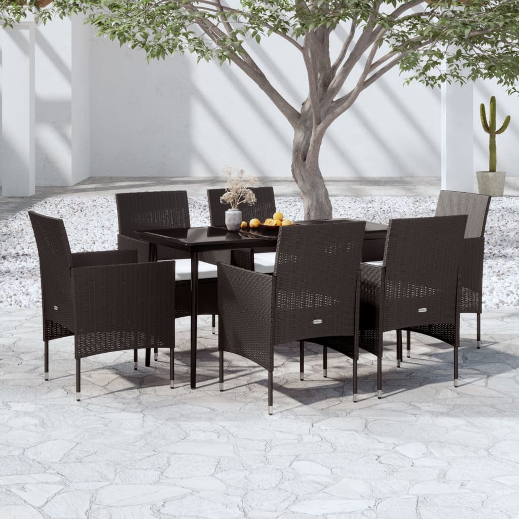 Set Mobilier De Grădină Cu Perne, 3 Piese,