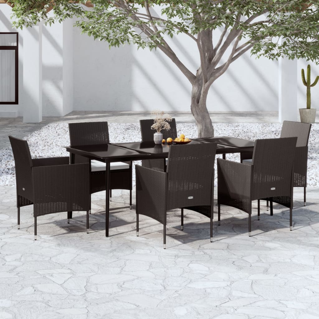 Set Mobilier De Grădină Cu Perne, 3 Piese,