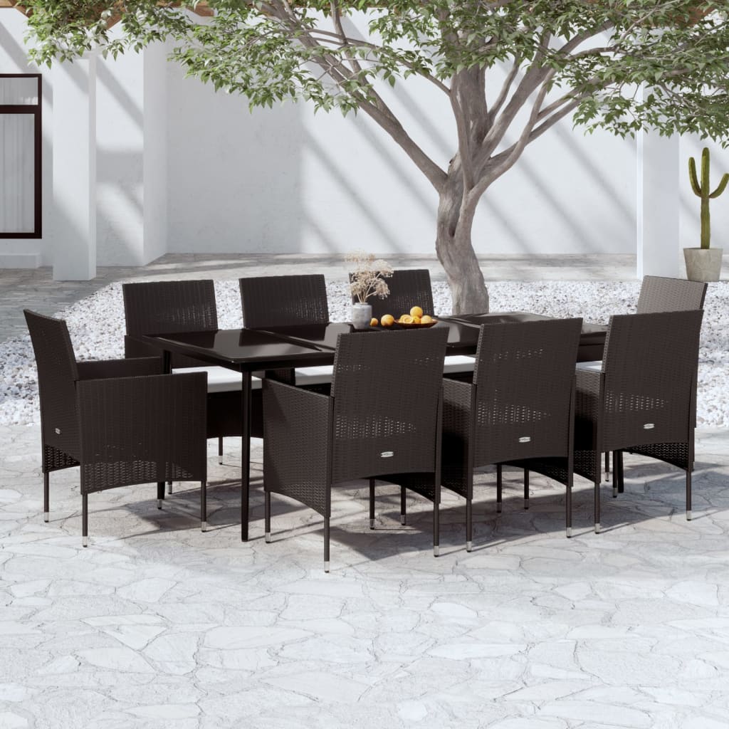 Set Mobilier De Grădină Cu Perne, 3 Piese,