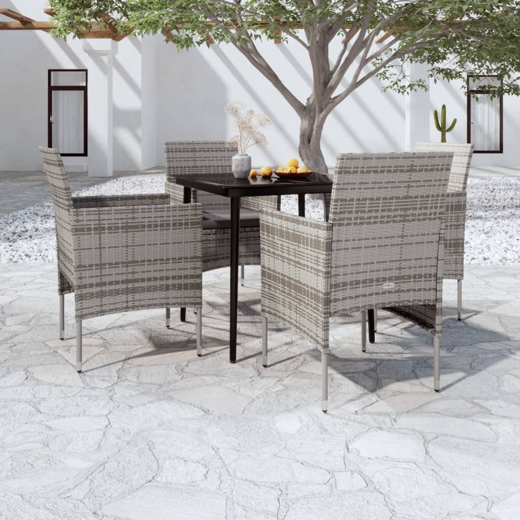 Set Mobilier De Grădină Cu Perne, 3 Piese,