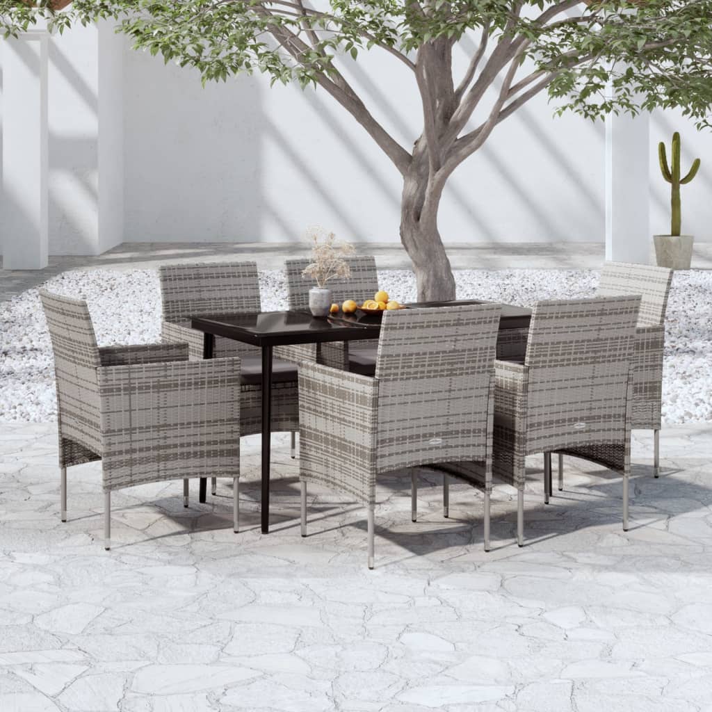 Set Mobilier De Grădină Cu Perne, 3 Piese,