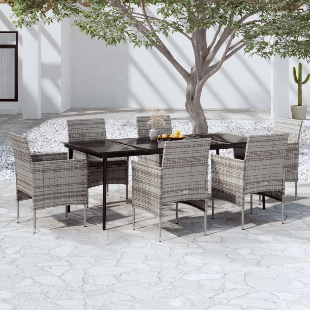Set Mobilier De Grădină Cu Perne, 3 Piese,
