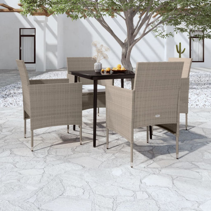 Set Mobilier De Grădină Cu Perne, 3 Piese,