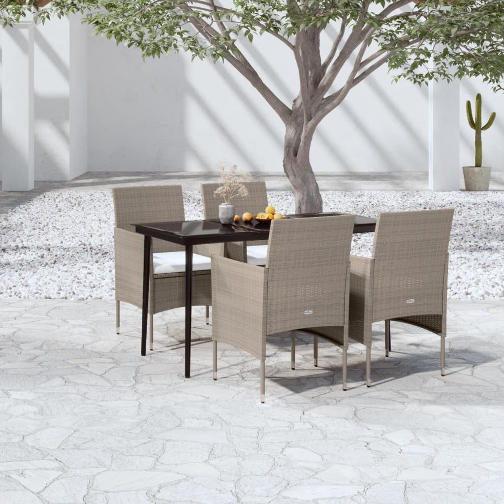 Set Mobilier De Grădină Cu Perne, 3 Piese,