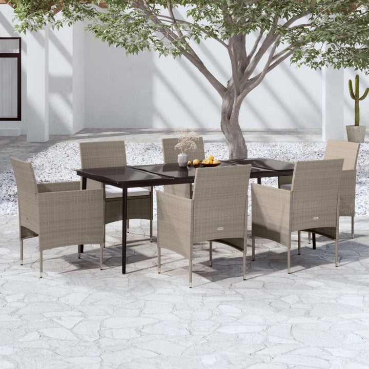 Set Mobilier De Grădină Cu Perne, 3 Piese,