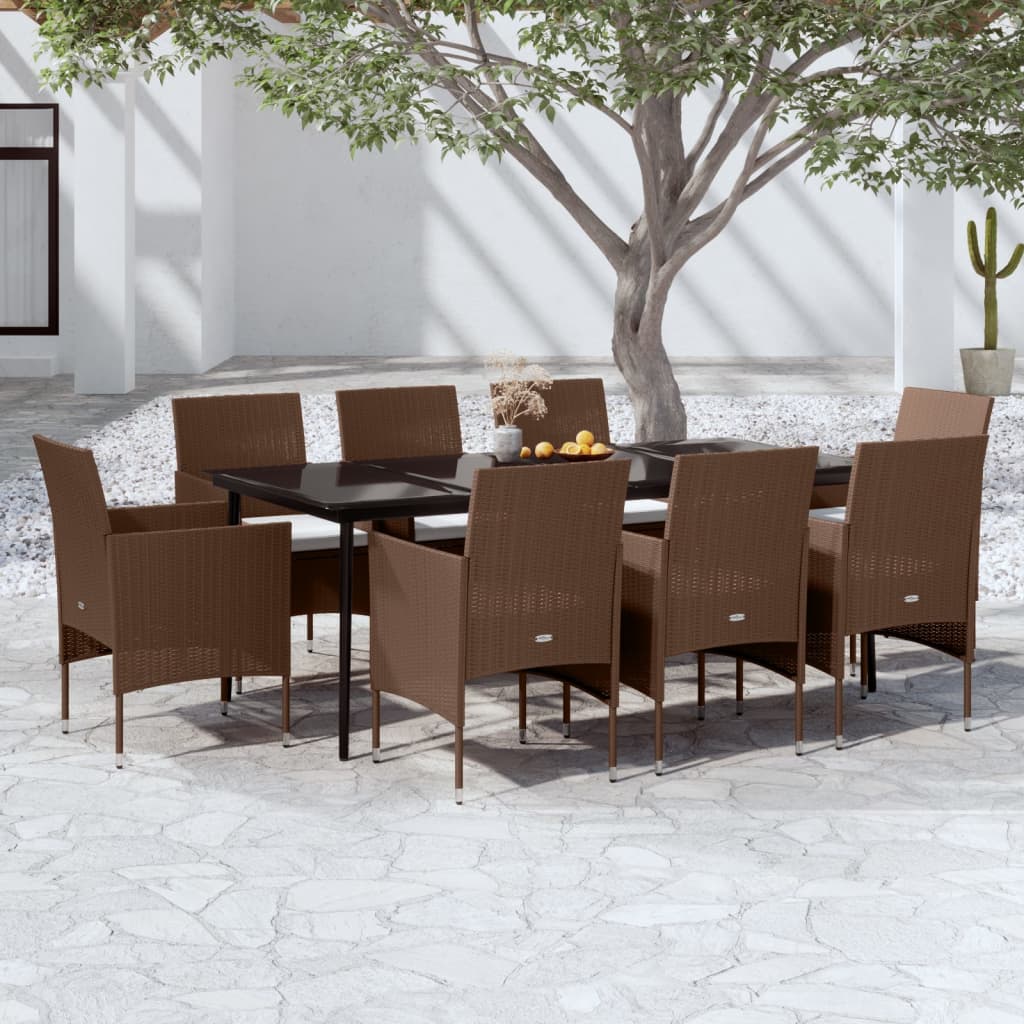 Set Mobilier De Grădină Cu Perne, 3 Piese,