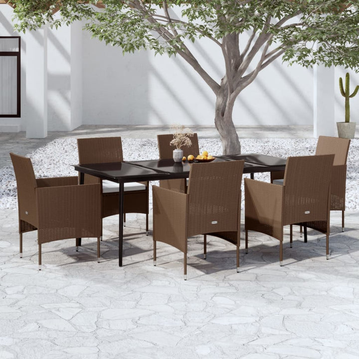 Set Mobilier De Grădină Cu Perne, 3 Piese,