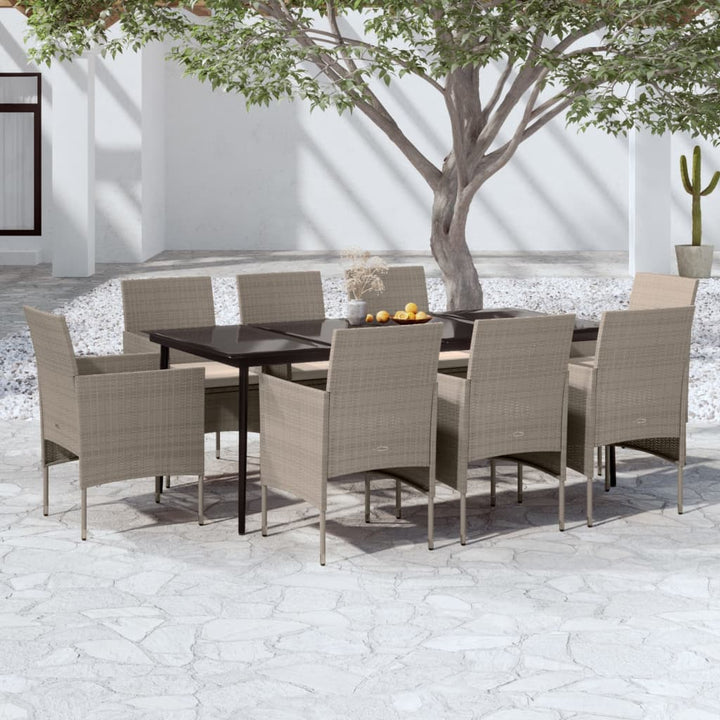 Set Mobilier De Grădină Cu Perne, 3 Piese,