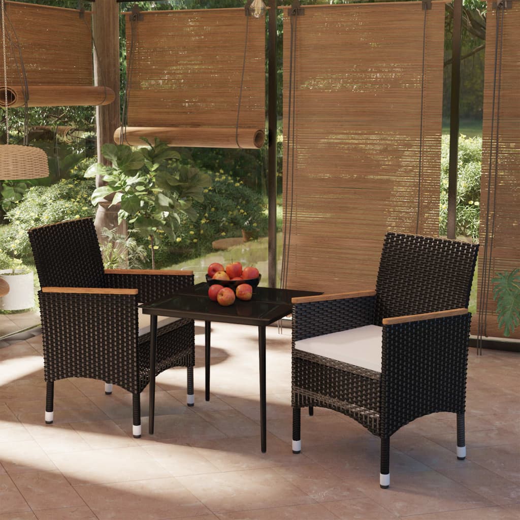 Set Mobilier De Grădină, Cu Perne, 3 Piese,