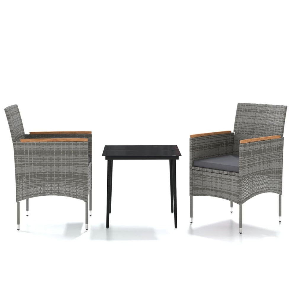 Set Mobilier De Grădină, Cu Perne, 3 Piese,
