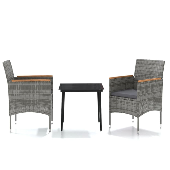 Set Mobilier De Grădină, Cu Perne, 3 Piese,