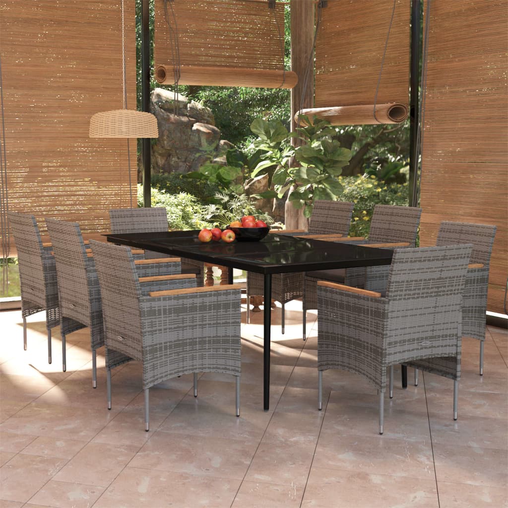 Set Mobilier De Grădină, Cu Perne, 3 Piese,