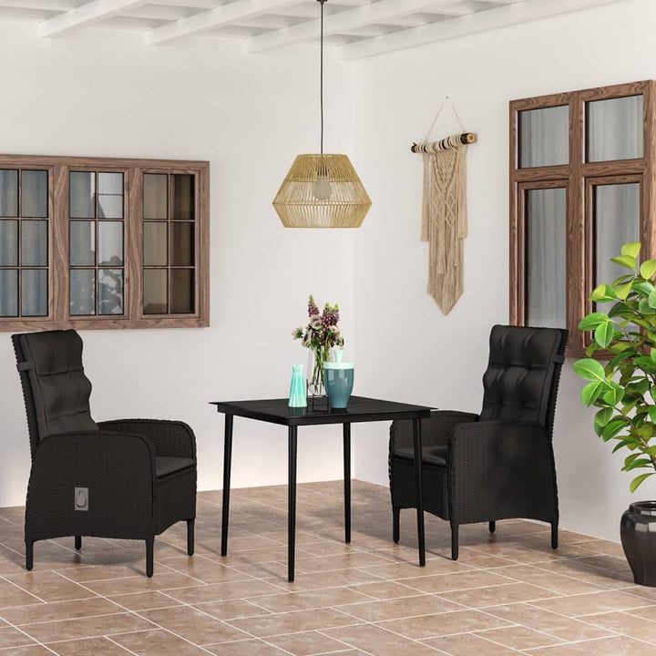 Set Mobilier De Grădină, Cu Perne, 3 Piese,