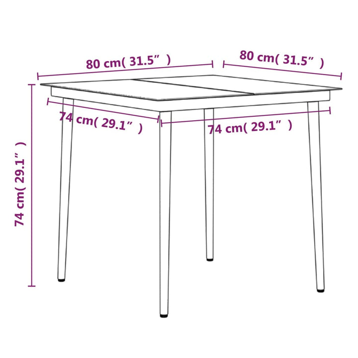 Set Mobilier De Grădină, Cu Perne, 3 Piese,