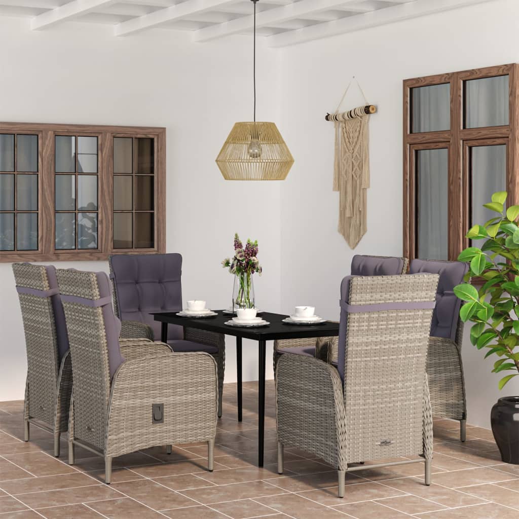 Set Mobilier De Grădină, Cu Perne, 3 Piese,
