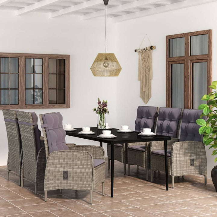 Set Mobilier De Grădină, Cu Perne, 3 Piese,