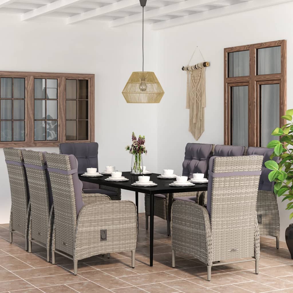 Set Mobilier De Grădină, Cu Perne, 3 Piese,