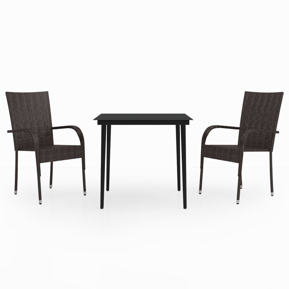 Set Mobilier De Grădină, 3 Piese,