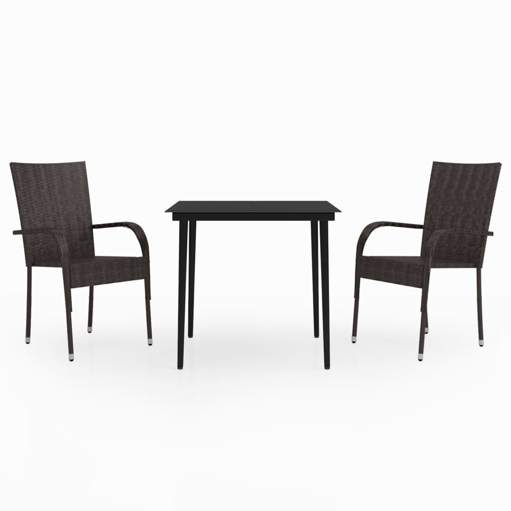 Set Mobilier De Grădină, 3 Piese,