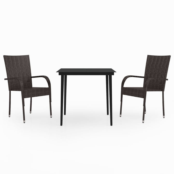 Set Mobilier De Grădină, 3 Piese,
