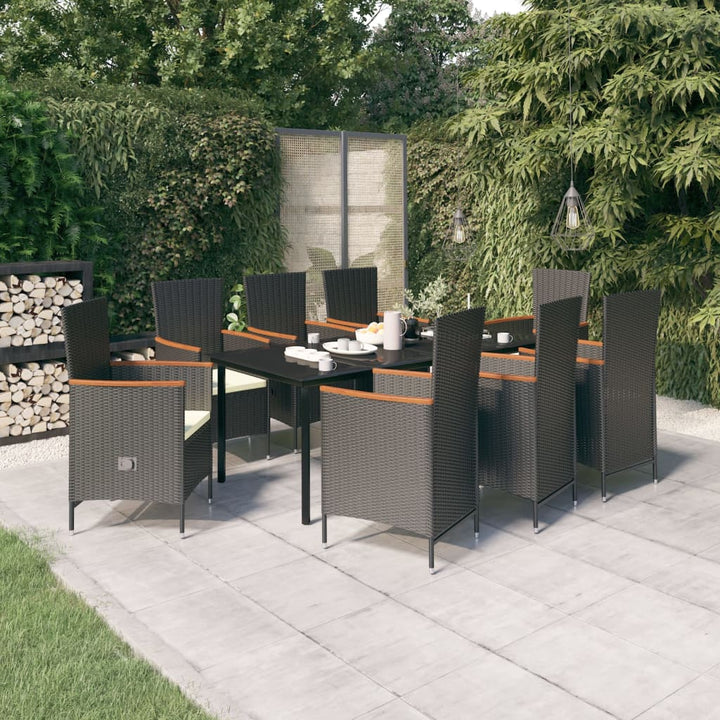 Set Mobilier Pentru Grădină, Cu Perne, 3 Piese, Gri