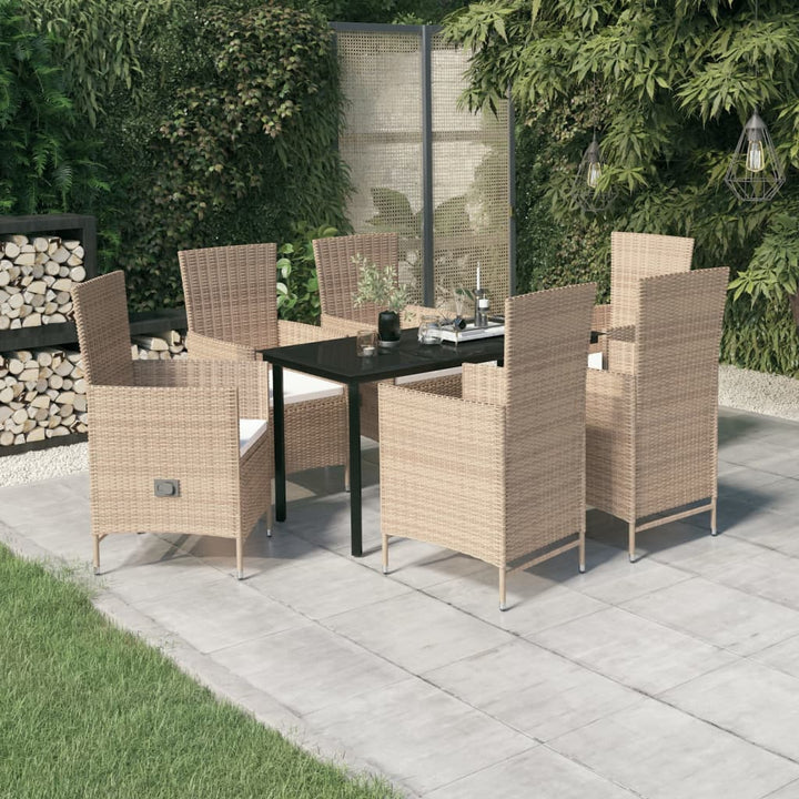 Set Mobilier Pentru Grădină, Cu Perne, 3 Piese, Gri