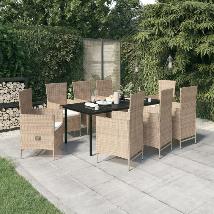 Set Mobilier Pentru Grădină, Cu Perne, 3 Piese, Gri