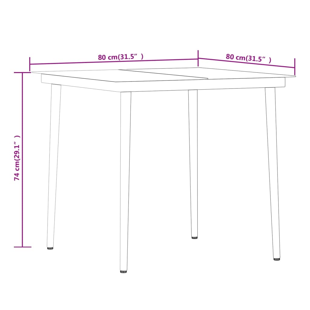 Set Mobilier De Grădină Cu Perne, 3 Piese, Negru
