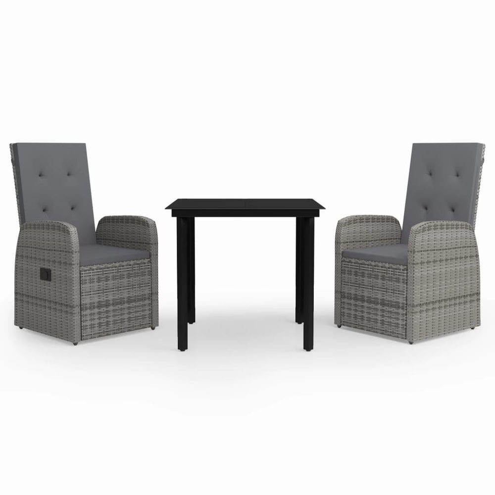 Set De Mobilier Pentru Grădină, Cu Perne, 3 Piese,