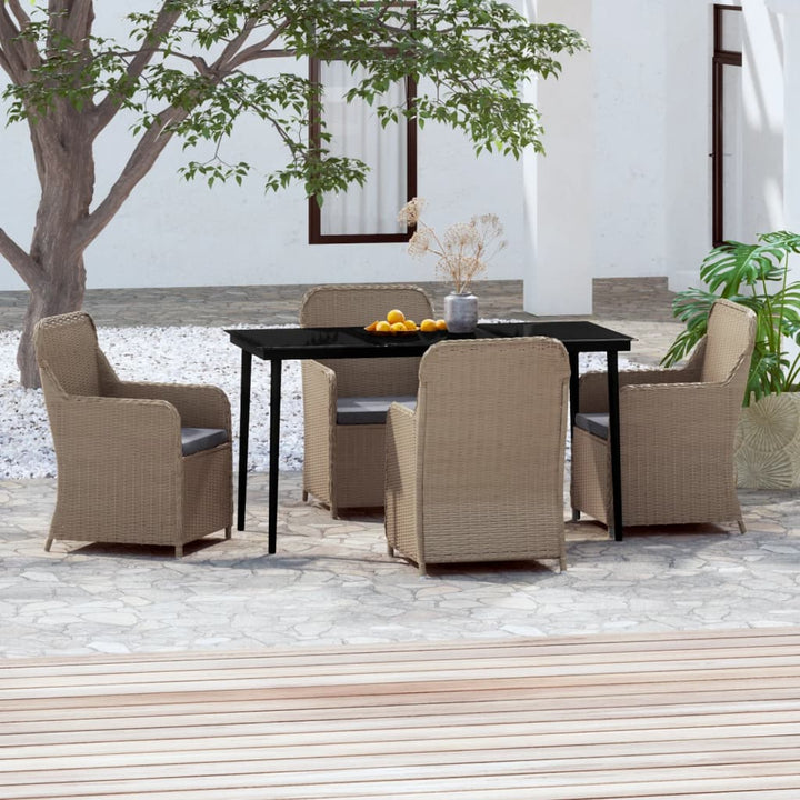 Set Mobilier De Grădină Cu Perne, 3 Piese,