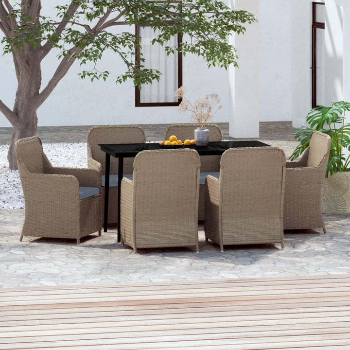 Set Mobilier De Grădină Cu Perne, 3 Piese,