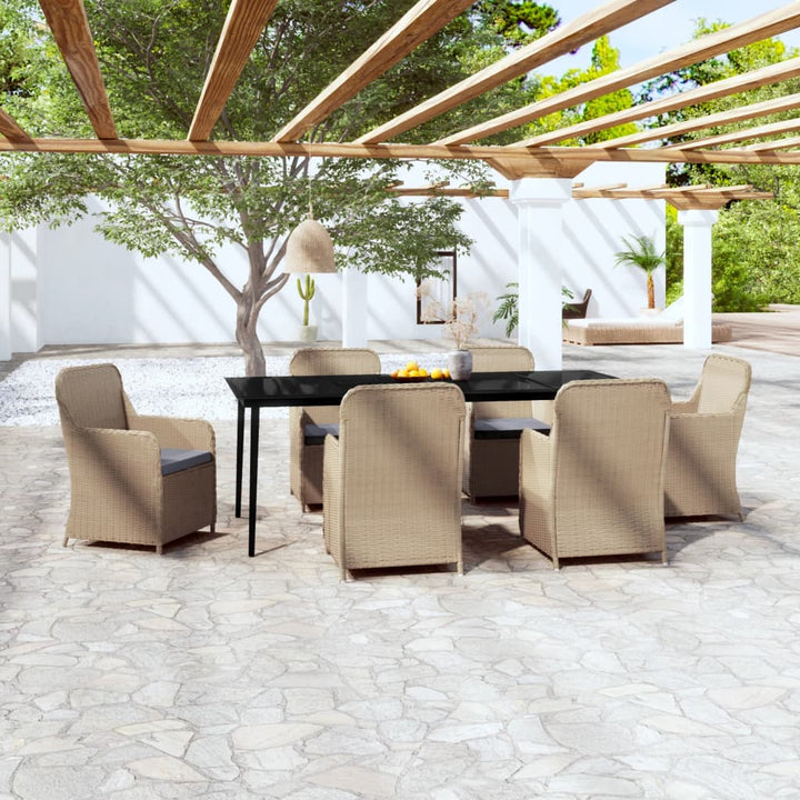 Set Mobilier De Grădină Cu Perne, 3 Piese,