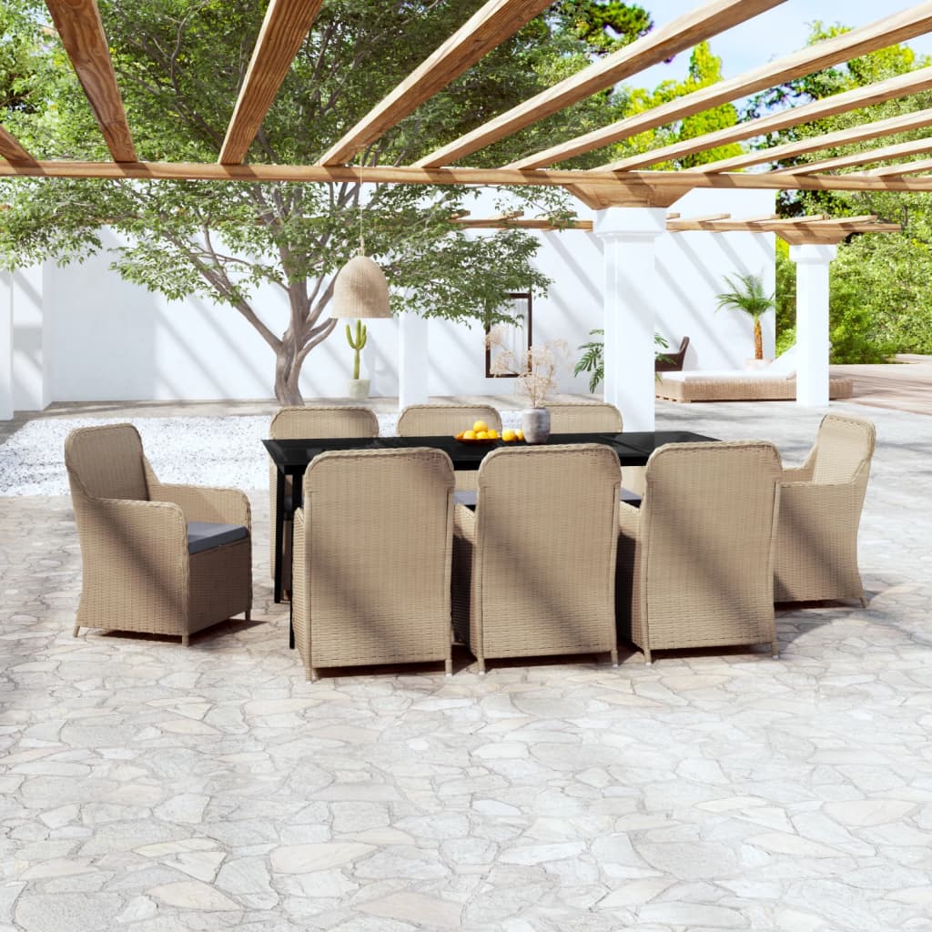 Set Mobilier De Grădină Cu Perne, 3 Piese,