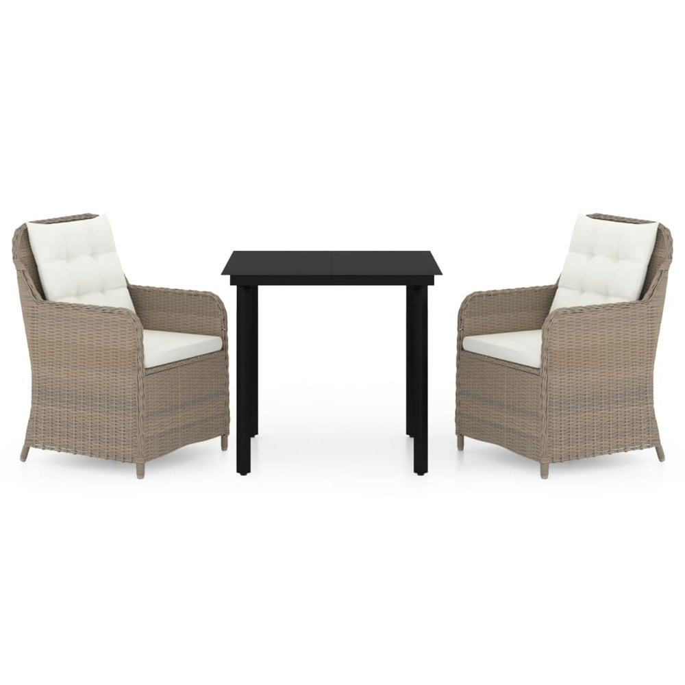 Set Mobilier Pentru Grădină, 3 Piese,