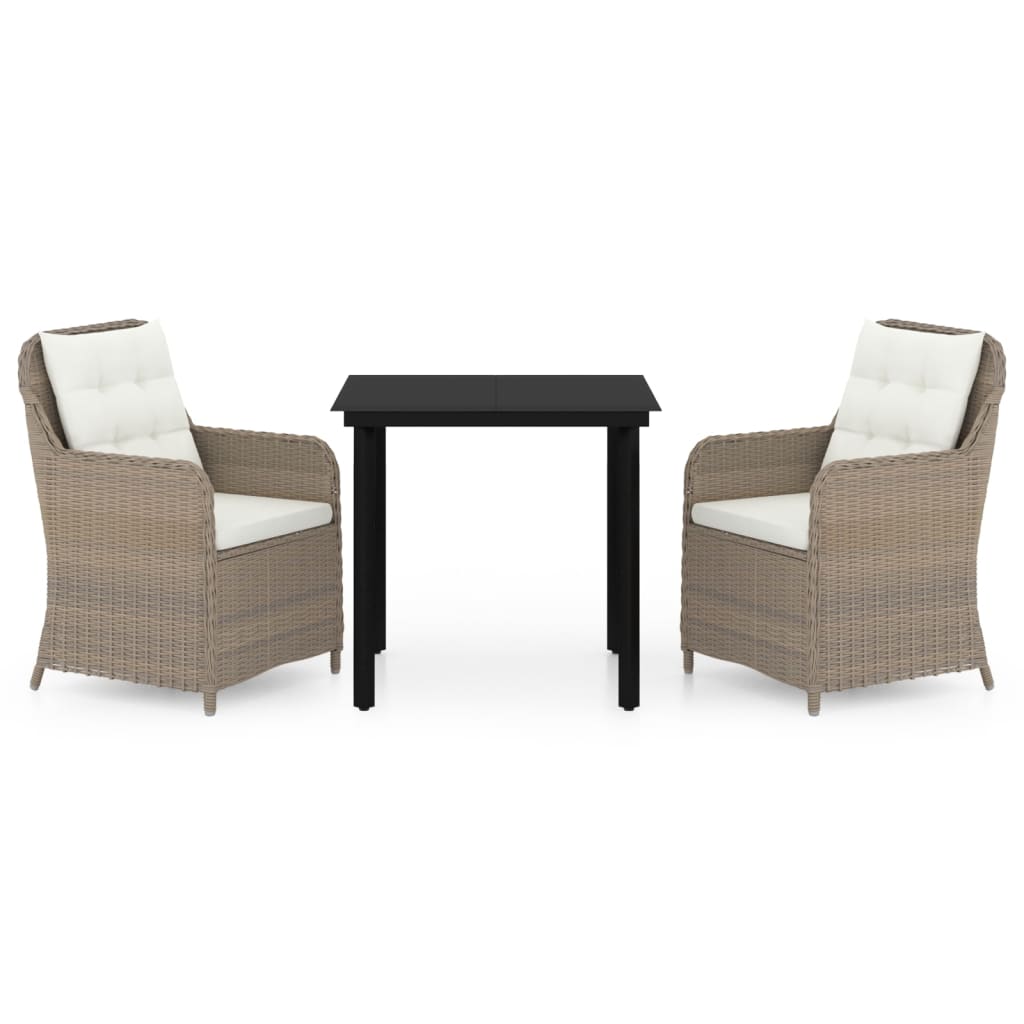 Set Mobilier Pentru Grădină, 3 Piese,
