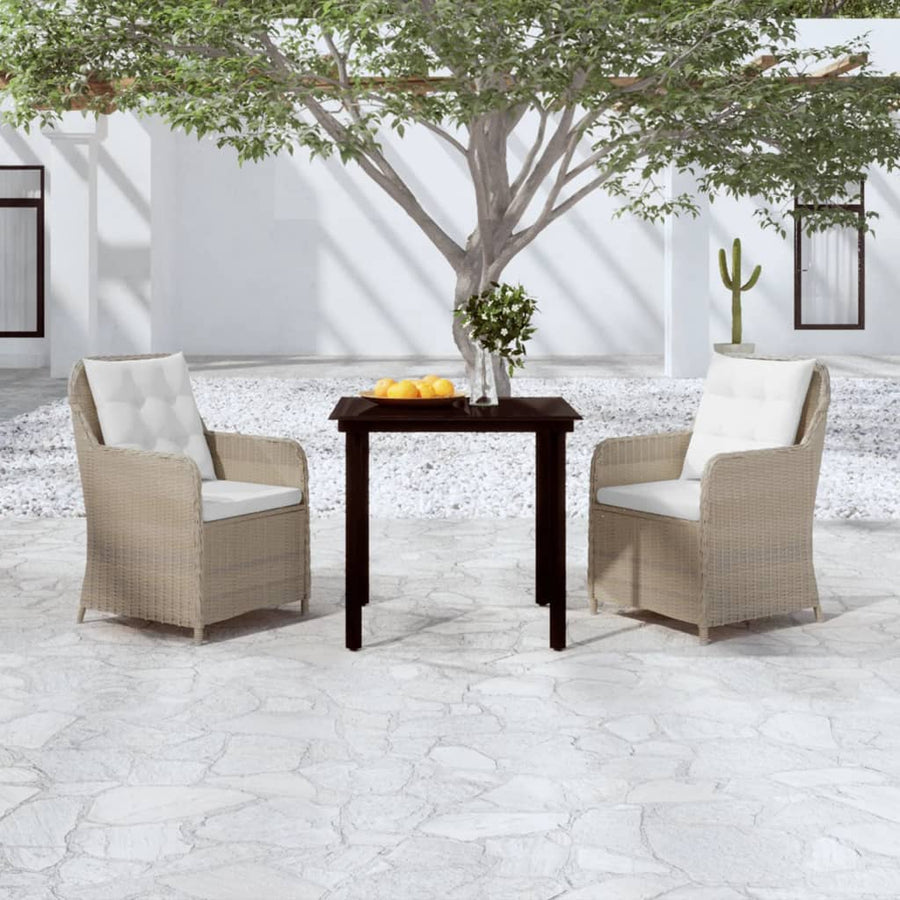 Set Mobilier Pentru Grădină, 3 Piese,
