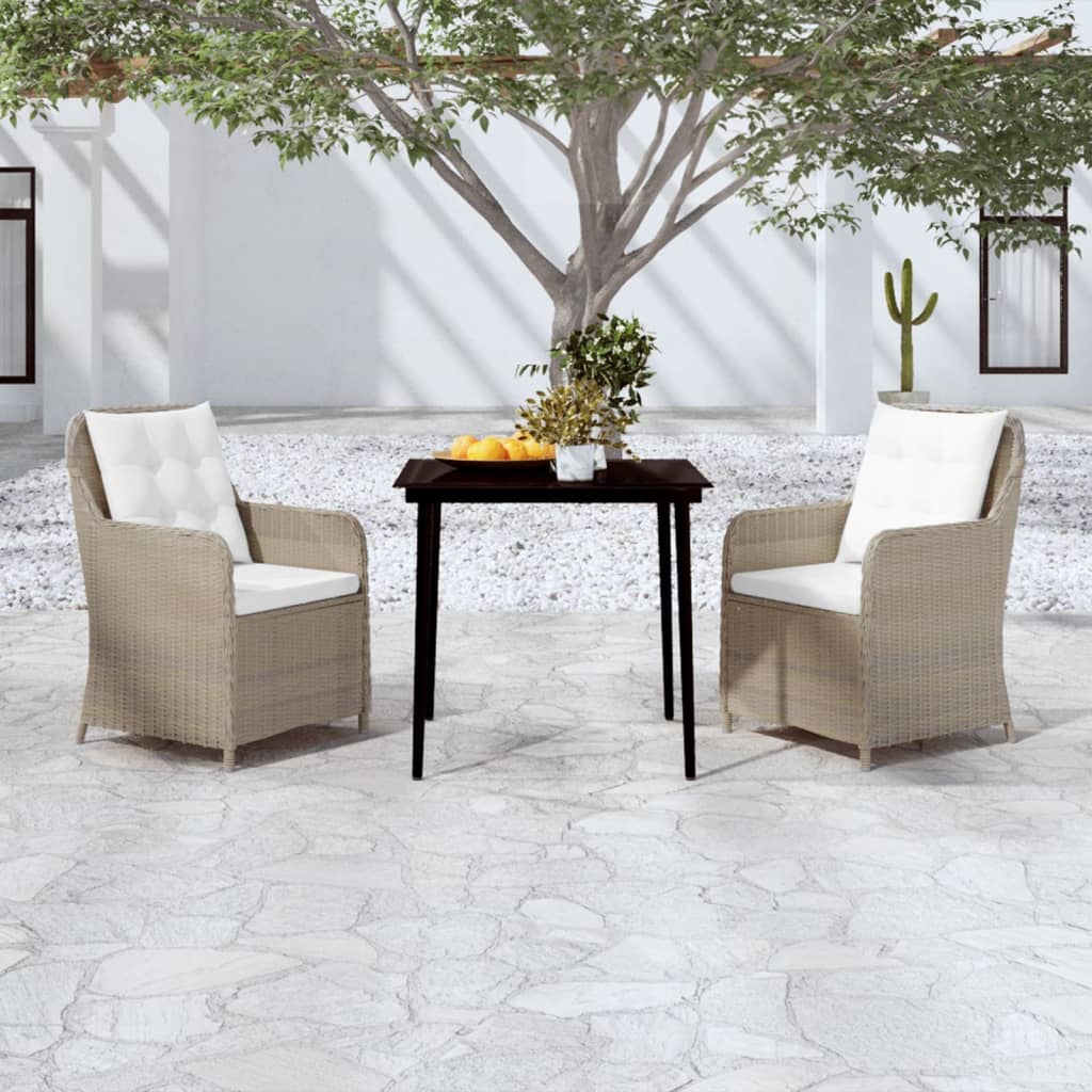 Set De Mobilier Pentru Grădină, 3 Piese,
